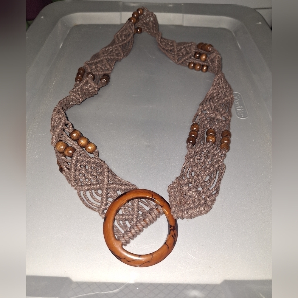Beaded belt